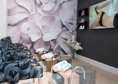 la vita spa manicure pedicure room