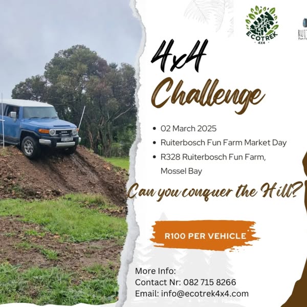 4x4 challenge ruiterbos fun farm