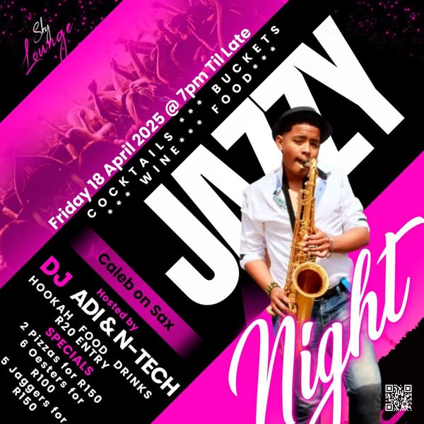 jazzy night 18th april 25 sky lounge