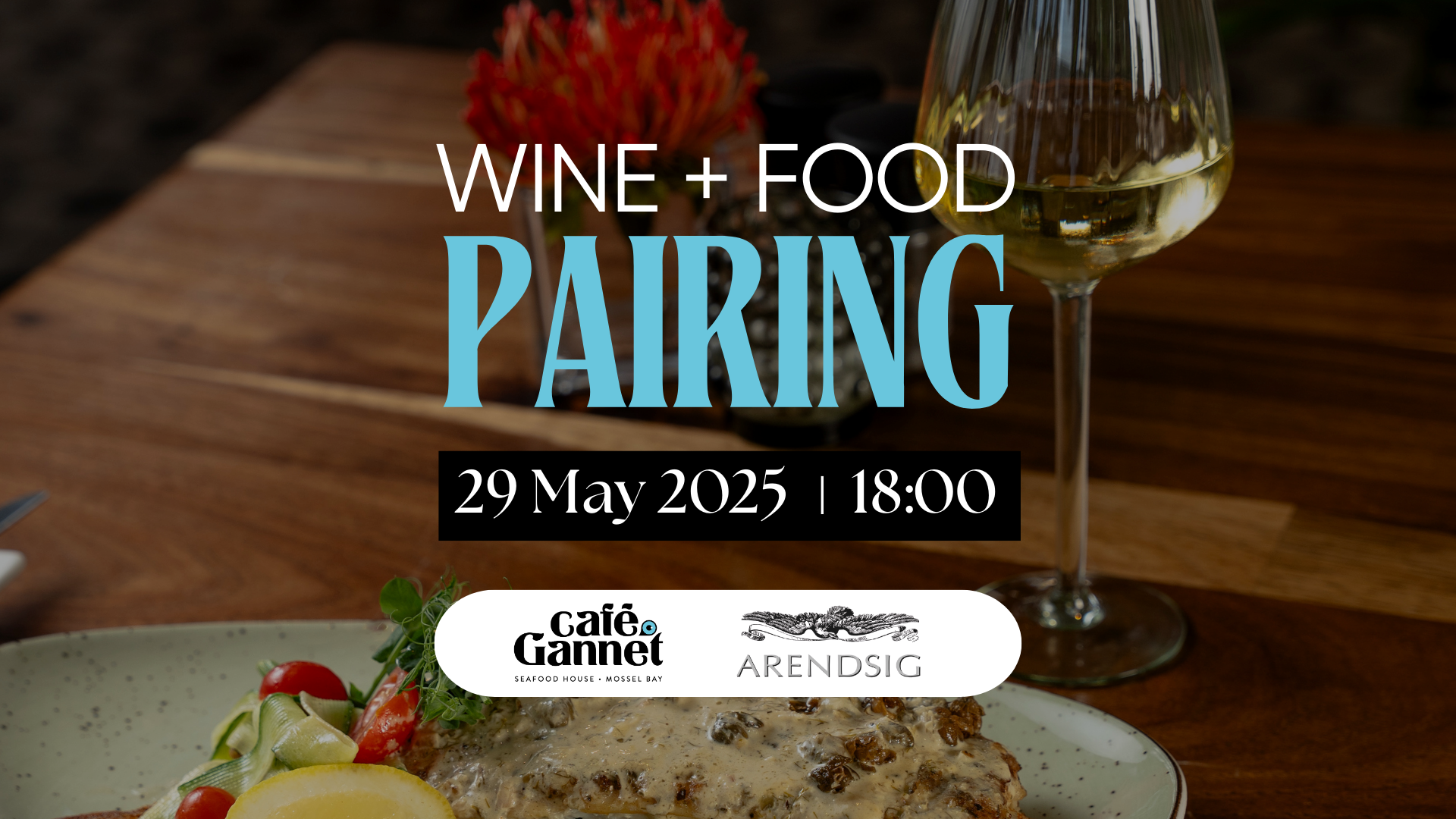 cafe gannet food and wine pairing 29 may 2025