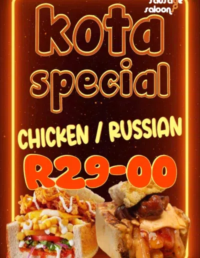kota special at sausage saloon