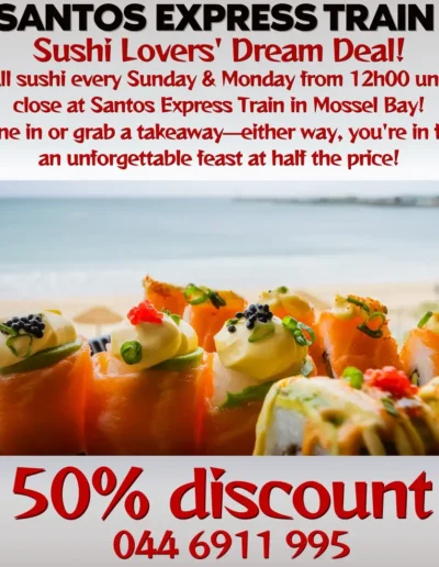 sushi special santos express train