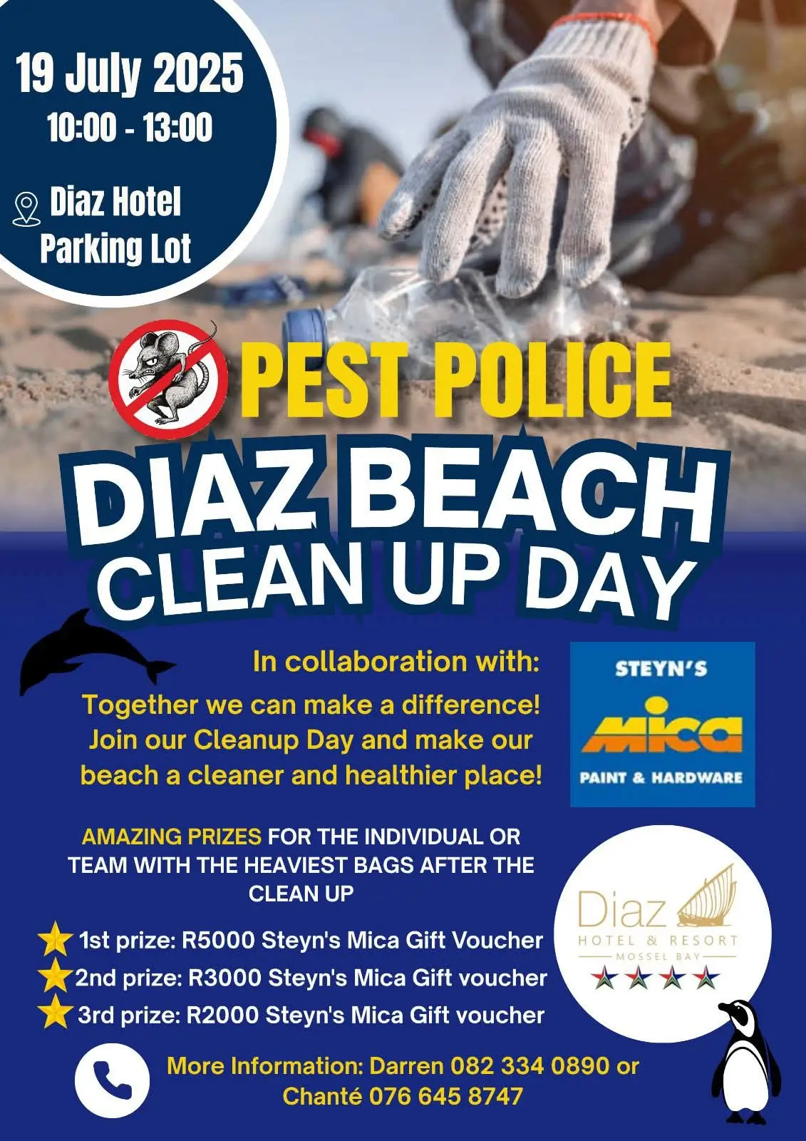 Diaz beach cleanup 19-7-25