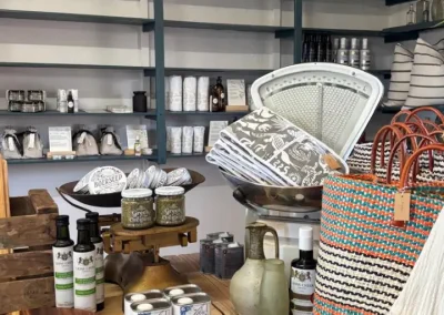 johnsons post products on display