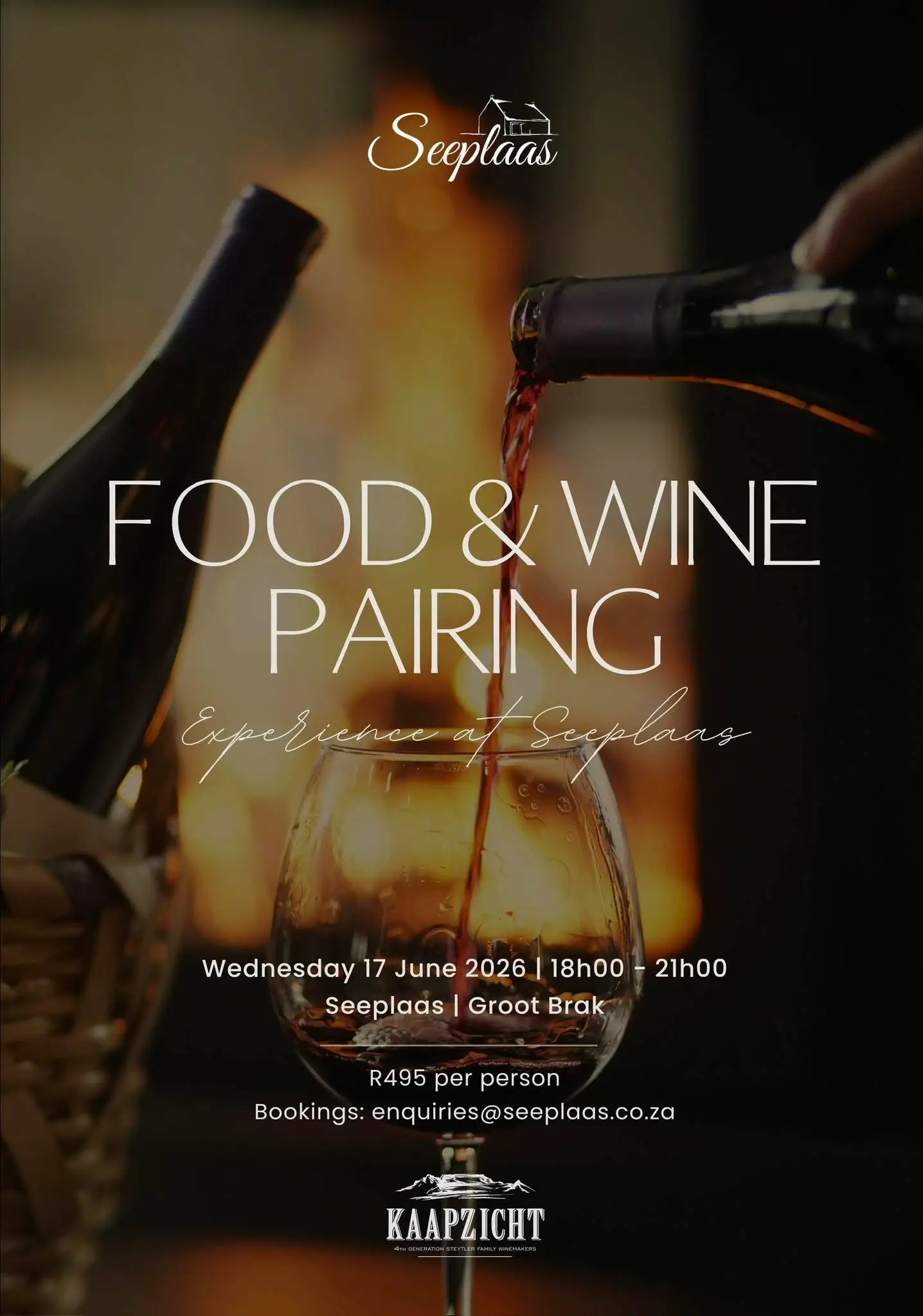 seeplaas food and wine paring 17 june 26 seeplaas food and wine paring 17 june 26