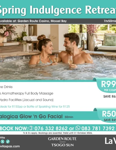 spring indulgence retreat la vita spa october 26 special