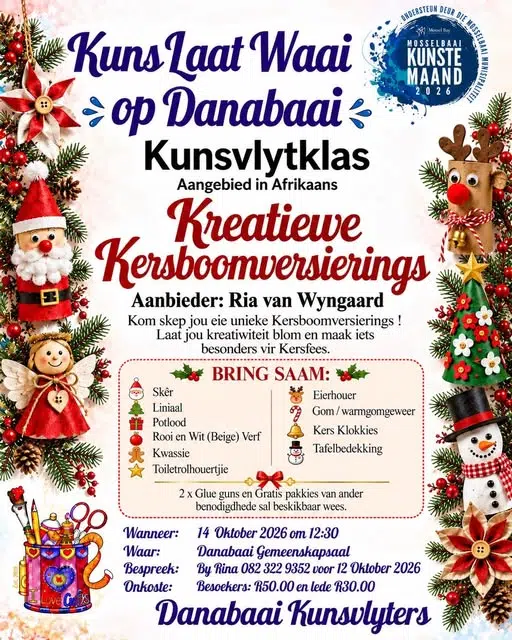 kunsvlytklas 14 oct 26 at dana bay community hall